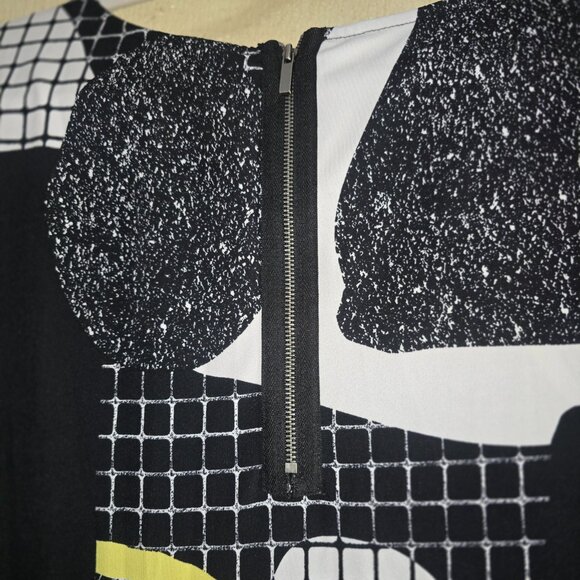 Alfani Woman Multi Color Sequin Blouse with Sheer Flowy Sleeves - Picture 3 of 6